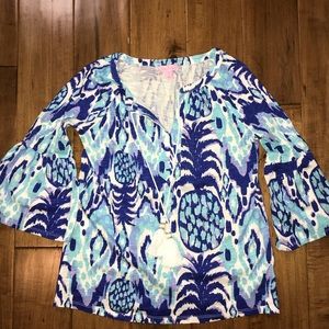 Lilly Pulitzer Bell Sleeve Top
